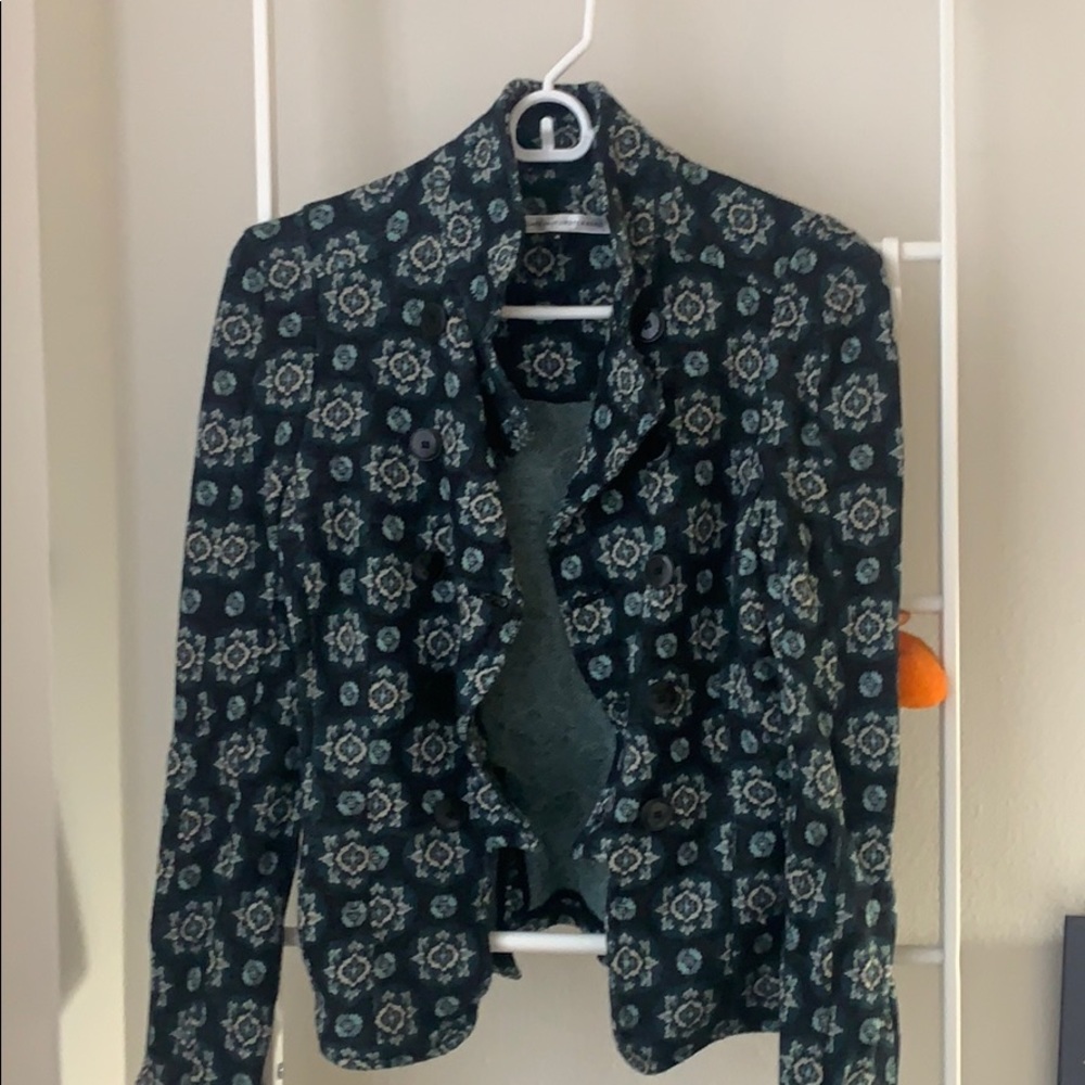 DVF military crop jacket